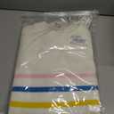 ANRABESS Women Fall Fashion Sweaters Striped Long Sleeve Crewneck Loose Fit Cozy Knit Trendy Pullover Sweater Tops Rainbow X-Large (White, XL)