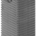USANOOKS Microfiber Cleaning Cloth Grey - 50 Pcs (12.5"x12.5") - High Performance - 1200 Washes, Ultra Absorbent Microfiber Towel Weave Grime & Liquid for Streak-Free Mirror Shine - Car Washing Cloth (Gray)