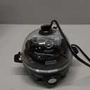 Dash Rapid Egg Cooker  Boiler, Poacher & Steamer  Includes Measuring & Recipe Guide  Dishwasher Safe  BPA Free  Holds 7 Eggs, Black