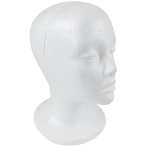 SHANY Styrofoam Model Heads ,Hat Wig Foam Mannequin Female Wig Head Stand ,Mannequin Head for wigs , Wig Holder - Round Base , 10.5 Tall with 20 1/2 Inches Circumference Female Mannequin Head -1 Piece