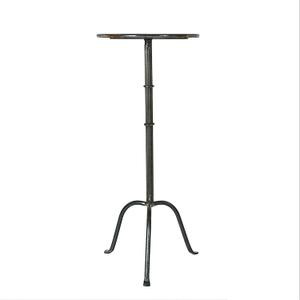 Creative Co-Op Metal Martini Table (Black)