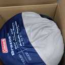 Coleman Brazos 30F Adult Cool-Weather Sleeping Bag with No-Snag Zipper & Stuff Sack, Machine Washable, Great for Camping, Traveling, Guests, & More  PFAS-Free, 30°f