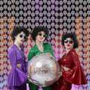 3 x Disco Party Decorations 3 Pack 3.3x6.6ft Disco Ball Foil Curtain Photo Booth Backdrop Disco Ball Hanging Fringe Decor for 70s 80s 90s Last Disco Bachelorette Birthday Bridal Shower Eras Party Supplies