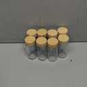 Churboro 24 Spice Jars with Labels & Bamboo Lids - 4 Oz Glass Containers with Shaker Lids, 547 Spice Labels of 3 Different Types Seasoning Jars for Spice Rack, Cabinet, or Drawer