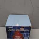 Juegoal Christmas Inflatables Outdoor Decorations, 5FT Inflatable Xmas Hat, Lighted Blow Up Giant Red Hat with Built in LED Lights, Light Up Holiday Winter Roof Lawn Yard Garden Decor