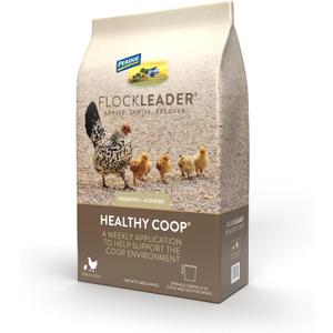 Healthy Coop, Litter Additive for Chicken Coop with Probiotic & Acidifier, Reduces Odor, Wetness & Bacteria, 12lbs