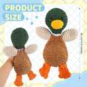 Baby Mallard Duck Cute Soft Plush Toy Huggable Handmade Stuffed Animal 13 Inches Green Fluffy Nursery Home Decor Baby Shower Birthday Gift for Newborn Infant Toddler Boys Girls