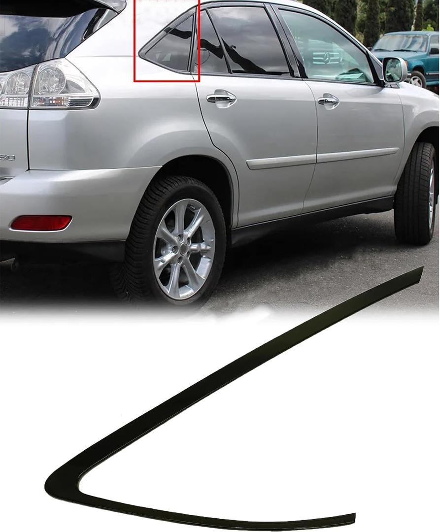 Rear Right Quarter Window Glass Trim for Lexus RX330 RX350 RX400 2004-2009