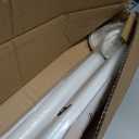 ALLZONE Tension Curtain Rods for Windows 66 to 120 Inches, White Curtain Rods No Drilling, Heavy Duty Extra Long Tension Rod for Curtains, Outdoor Curtains Rod for Patio, Bedroom