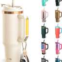 Frost Buddy Thicc Buddy - 40 oz Stainless Steel Vacuum Insulated Tumbler with Lid and Straw for Water - Travel Mug Cupholder Friendly - Gifts for Women Men Him Her (Copper Kiss)