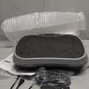 ALSO GO Vibration Plate Exercise Machine, 3 Workout Modes & 120-Level Vibration Platform for Weight Loss/Lymphatic Drainage, 400lbs Capacity Vibration Board with Resistance Bands for Full Body Workout