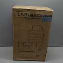 LARVENDER Carry on Luggage Sets 3 Piece, 20inch Suitcase Set, Glossy Silver