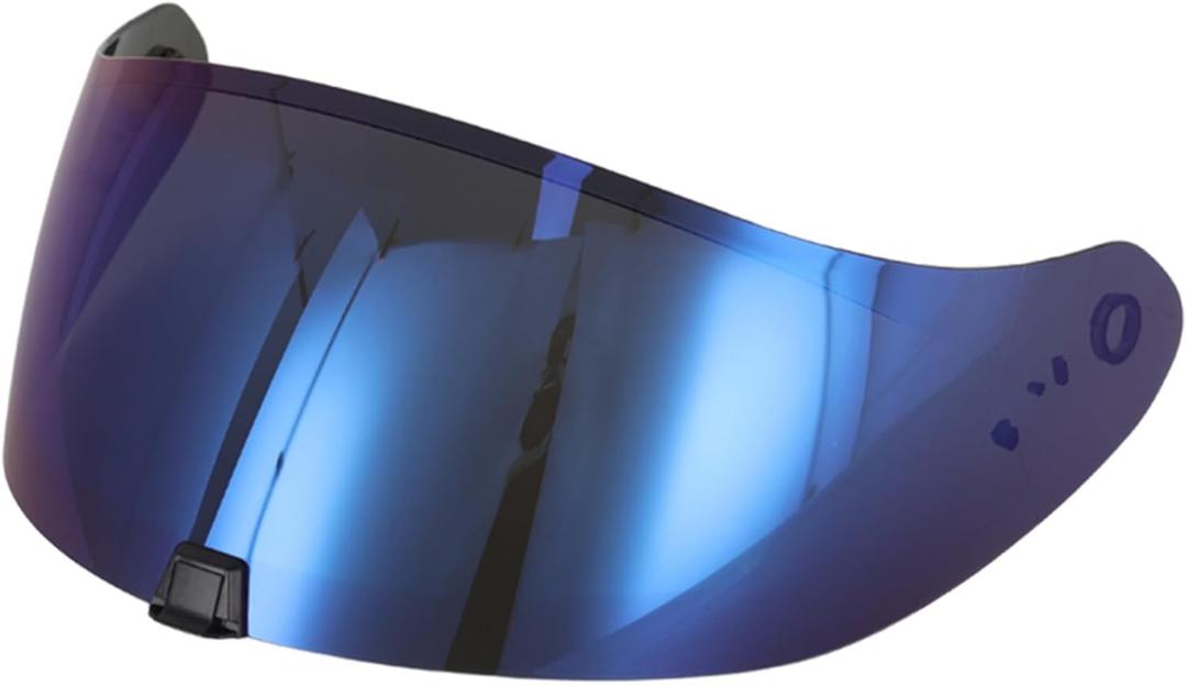 Soman R420 Helmet Visor Replacement, R420 Face Shield Alternatives Compatible with R420 Helmet UV Protection (Blue)