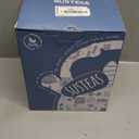 SUSTEAS Stove Top Whistling Tea Kettle - Food Grade Stainless Steel Teakettle Teapot with Cool Touch Ergonomic Handle, With 1 Silicone Pinch Mitt Included, 2.64 Quart,NAVY BLUE