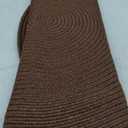 Superior Reversible Braided Indoor/Outdoor Area Rug, 4' Round, Cocoa