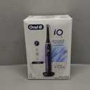 Oral-B iO Series 6 Rechargeable Electric Toothbrush with Visible Pressure Sensor to Protect Gums, 2 Minute Timer, 5 Cleaning Settings, 1 Replacement Toothbrush Head, and Travel Case, Black