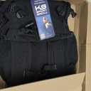 K9 Sport Sack Air 2 - Medium, Jet Black - Ideal for Dogs with 17-19 Back Length - Durable, Breathable Backpack-Style Carrier - Perfect for Walks, Short Hikes & Public Transportation
