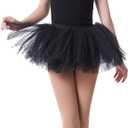 Frola Girls' Opaque Footless Tights Ultra Soft Solid Colored Dance Tights Age 2-13 (4-6 Years, 2pairs Light Suntan)