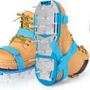 Lawn Aerator Shoes for Grass - Pre-Assembled Grass Aerator Shoes for Lawn - Soil Yard Aerator Tool for Aerating Patio Garden, Blue, Small Size