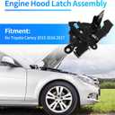 X AUTOHAUX No.53510-06280 Car Engine Hood Latch Lock for Toyota Camry 2015 2016 2017 Hood Latch Assembly Hood Lock Assy No.5351006280