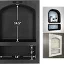 Uni-Green Recessed Shower Niche 17X25 Arch Double Shelf-Shower Cube for Organizer Storage or Shampoo and Toiletry Storage