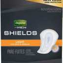 DependsMen Incontinence Shields/Pads Light Absorbency  1 Box
