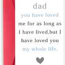 30 x Father Day Gifts for Dad, Humorous Fathers Day Card Gift from Son Daughter Kids, Special Card for Dad With Heart, Funny Birthday Cards for Father