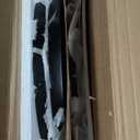 Giantex Rattan Coffee Table, 2-Tier Oval Wood Tea Table with Tempered Glass Tabletop & PE Rattan Storage Shelf, 40" Boho Cocktail Tables, Mid Century Modern Center Table for Living Room Office, Black