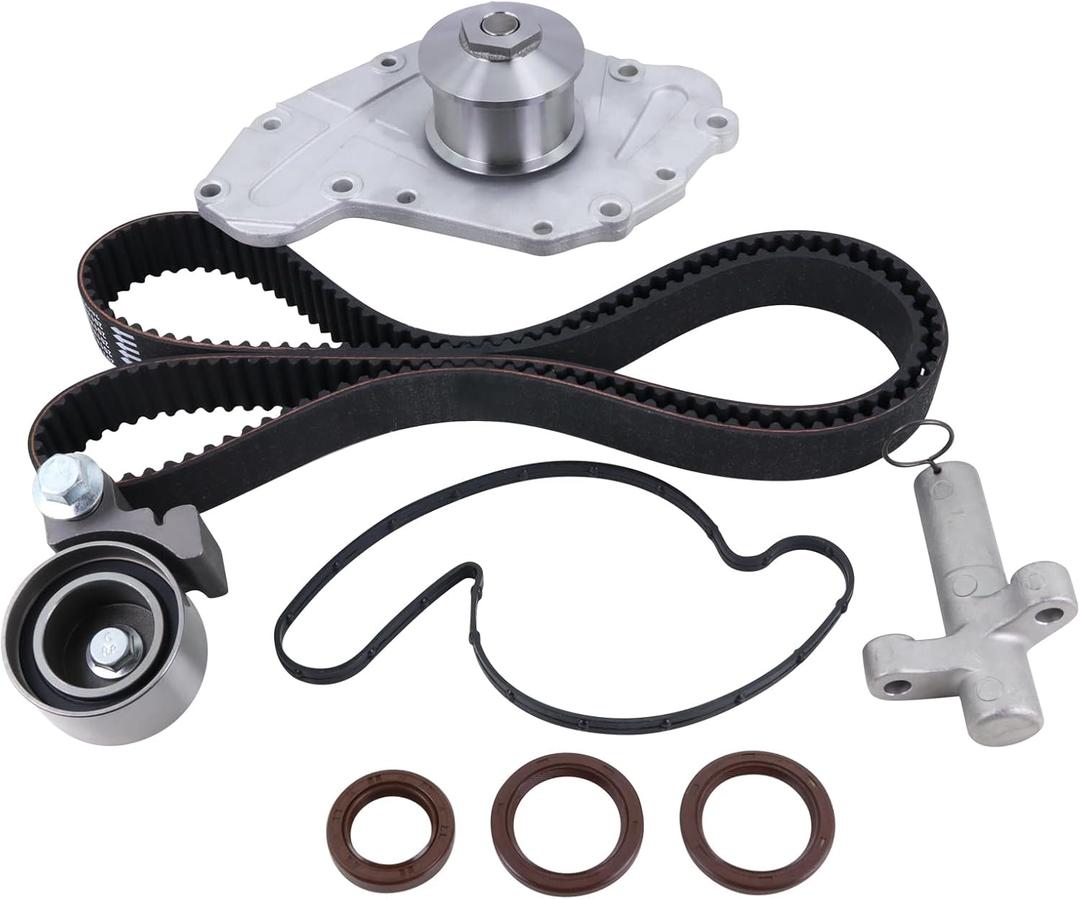 Engine Timing Belt with Water Pump Compatible with Dodge Avenger, Challenger, Charger, Journey, Magnum, Grand Caravan, Nitro & Chrysler 300, Sebring, Pacifica, Town & Country 3.5L 4.0L Engine Timing Belt with Water Pump Compatible with Dodge Avenger, Challenger, Charger, Journey, Magnum, Grand Caravan, Nitro & Chrysler 300, Sebring, Pacifica, Town & Country 3.5L 4.0L