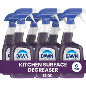 Dawn PRO Kitchen Surface Degreaser, Bulk Cleaning Spray for Oil and Grease Buildup in Commercial Kitchens, 32 fl oz (Case of 6)
