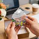 Retirement Gift - Retirement Gifts for Women, Men - Retired Ornament - Retired Gifts for Coworker, Boss, Employee, Teacher, Nurse - Stained Glass Christmas Ornament Keepsake - Design E