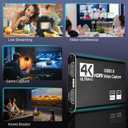 XIIXMASK Video Capture Card, Audio Video Capture Card, USB 3.0 Capture Card 4K HDMI Loop-Out, 1080P 60FPS/2K 30FPS Video Game Capture for Streaming Works for PS5/Switch/Camera/PC/OBS(Black)