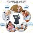 2 x Squeeze ToysStress Relief Relieve Hand Fidget Toys for Kids and Adults, Sensory Therapy Toys for ADHD Autism Stress Anxiety (Gray-Cat)