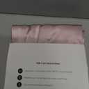 ZIMASILK 100% Pure Mulberry Silk Pillowcase for Hair and Skin Health,Soft and Smooth,Both Sides Premium Grade 6A Silk,600 Thread Count,with Hidden Zipper,1pc (Queen 20''x30'',Pale Pink)