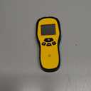 Pinless Moisture Meter - Povlen Wood Moisture Meter Digital Moisture Detector for Lumber Drywall Firewood Masonry Woodworking Plaster Floor Concrete Building with LCD Display Sound Alarm (Black Orange)