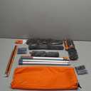 Eazer 64'' Squeegee Window Cleaner 2 in 1 Rotatable Window Cleaning Tool Kit with Telescopic Pole, Window Washing Equipment with Bendable Head for Indoor/Outdoor Window and Car Glass