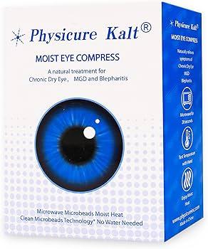 Heated Eye Mask | Moist Heat Eye Compress Relief for Dry Eyes, Imitated, Pink Eyes | Microwave Activated Dry Eye Therapy Mask