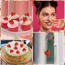 Lusofie 30 Pcs Fake Strawberries Plastic Fake Strawberry 2.36 in Faux Artificial Strawberries for Decor Kitchen Party Decoration Realistic Faux for Photo Prop Home Wedding Photography Decoration