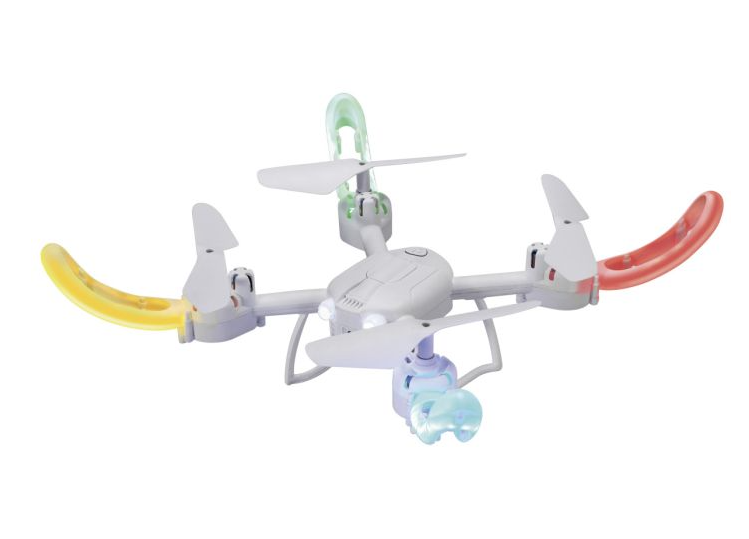 Sky Rider X-35 Firefly: Quadcopter Drone w/Wi-Fi Camera & LED Lights, DRWL335W