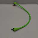 Bike Lock Cable, Bicycle Cable Lock with 4 Digit Combination & Alloy Lock Head, Resettable Kids Bike Cable Lock, 2 Ft x 0.45 IN, Lock for Bike, Scooter, Skateboard, Motorcycle, E Bike (Green)