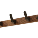 Wall Mounted Coat Rack - 5 Tri Hooks, Heavy Duty, Stainless Steel, Metal Coat Hook Rail for Coat Hat Towel Purse Robes Mudroom Bathroom Entryway 