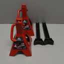 Jack Boss Jack Stands Low Profile 2 Ton(4000 LBs) Lifting Car Stand, Fit Use for Cars Automotive Small Vehicles, 2 Pack