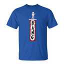Vintage 90s Western Cowgirl Country Cowboy Rodeo BANG T-Shirt 2XL (Navy Blue)