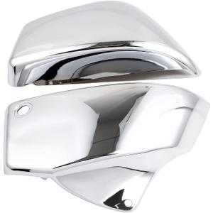 Chrome Battery Fairing Covers Side Panel Oil Tank Cover For Honda Shadow ACE Sabre 1100 VT1100C2 VT1100T Tour 1999-2008