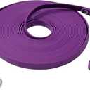 Long Leash Waterproof Training Longline Outdoor Dog Leash Great for Training, Beach, Yard, Play, Camping (30ft, Purple)