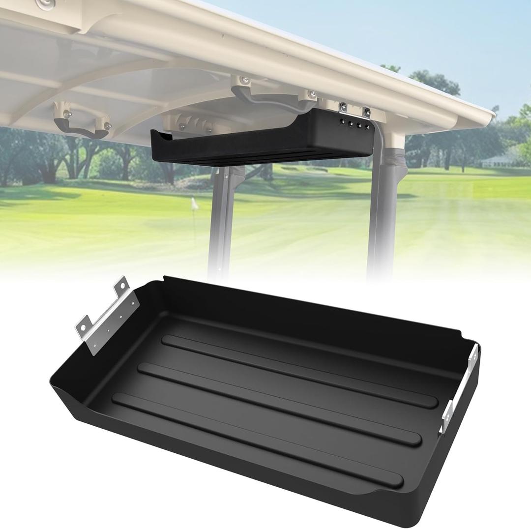 SAUTVS Rear Overhead Storage Tray for Yamaha Drive2 G29 Golf Cart Accessories, Roof Rear Storage Box Ceiling Organizer Tray Compatible with Yamaha Drive2 G29 Standard Factory Golf Cart