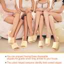 24 Pairs Spa Disposable Slippers Open Toe Non Slip Slippers for Women Men Guests Hotels Home Party Housewarming