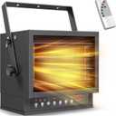 7500W Electric Garage Heater with Remote, 240V Hardwired Ceiling Mount Shop Heater, Garage Space Heaters with ECO Mode, 12H Timer, Thermostat, Overheat Protection, for Garage Workshops Warehouses