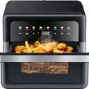 Air Fryer 8 QT, Large Capacity, Digital Touch Control, 400F Max | Viewing Window, 8 Functions: Air Fry, Roast, Bake, Broil, Reheat, Dehydrate, Defrost & Proof, Nonstick Basket