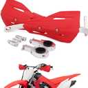 JFG RACING Dirt Bike Handguards,Motorcycle 7/8'' and 1 1/8'' Hand Guards Aluminum Universal for Dirt Pit Bike MX Motocross Supermoto Racing ATV Quad KAYO - Red
